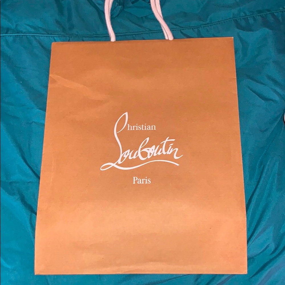 Christian louboutin paper bag